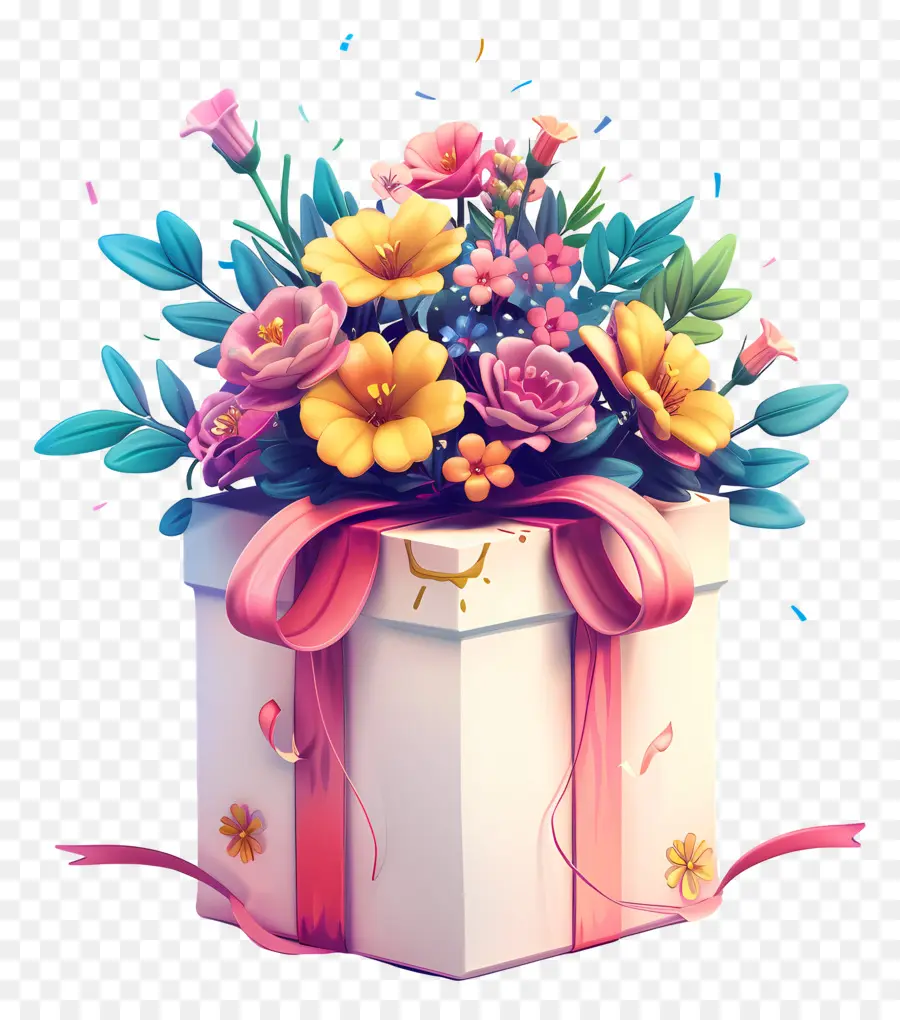 Regalo De Cumpleaños，Caja De Regalo PNG