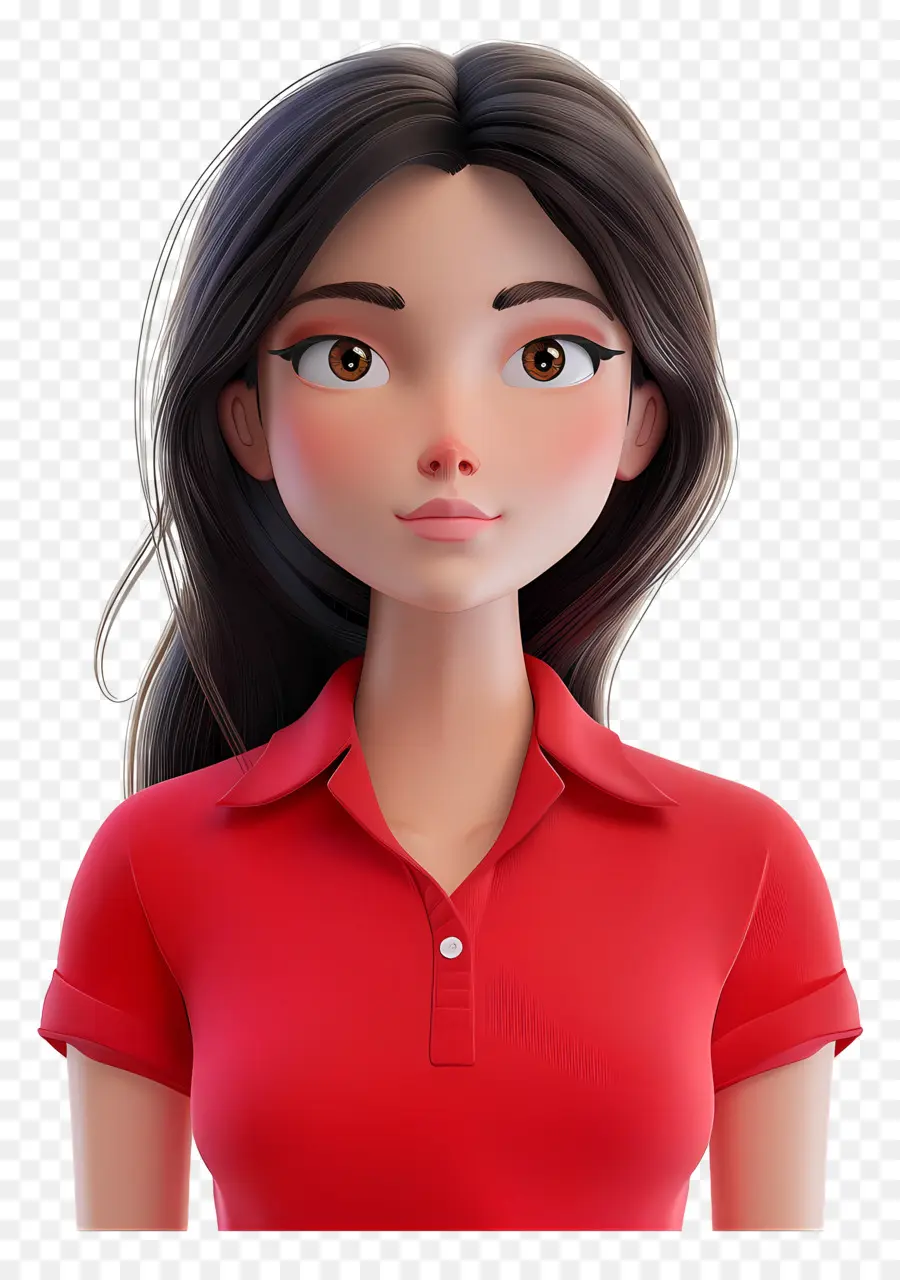 Mujer En Camisa，Chica PNG