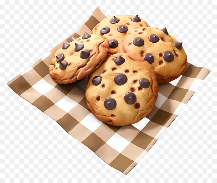 Galletas，Chispas De Chocolate PNG