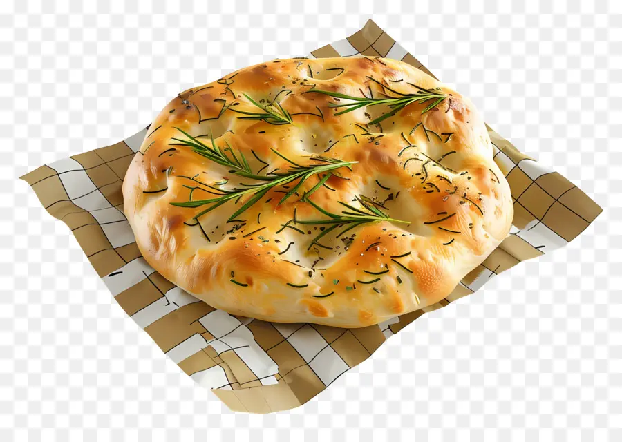 Pan Focaccia，Romero PNG