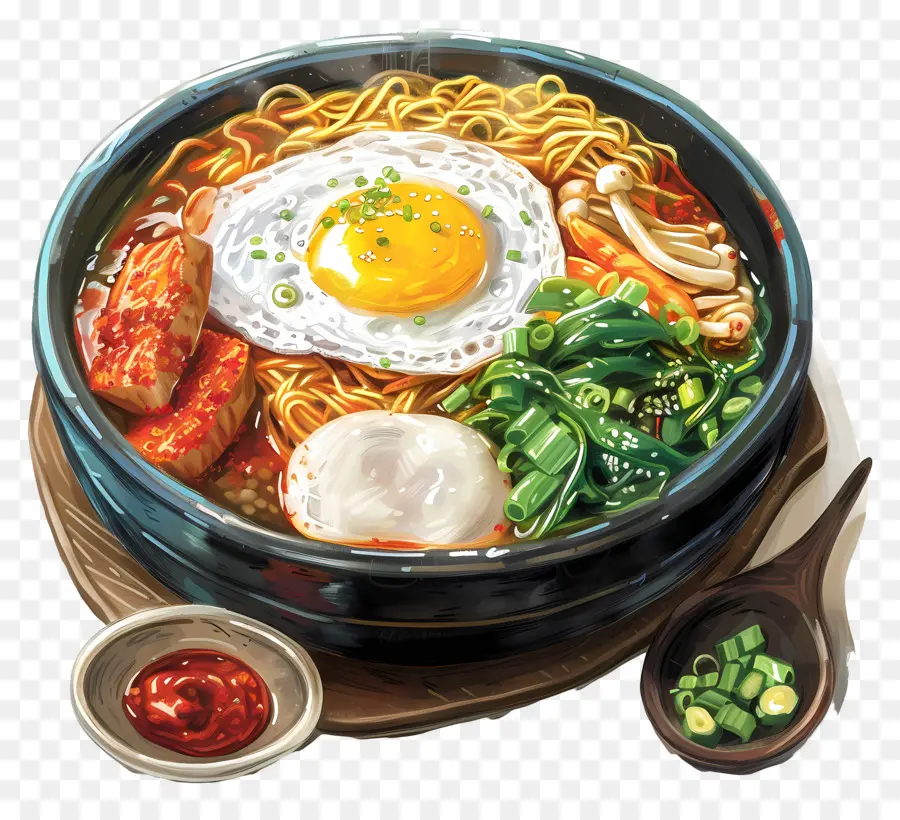 Comida Coreana，Ramen PNG