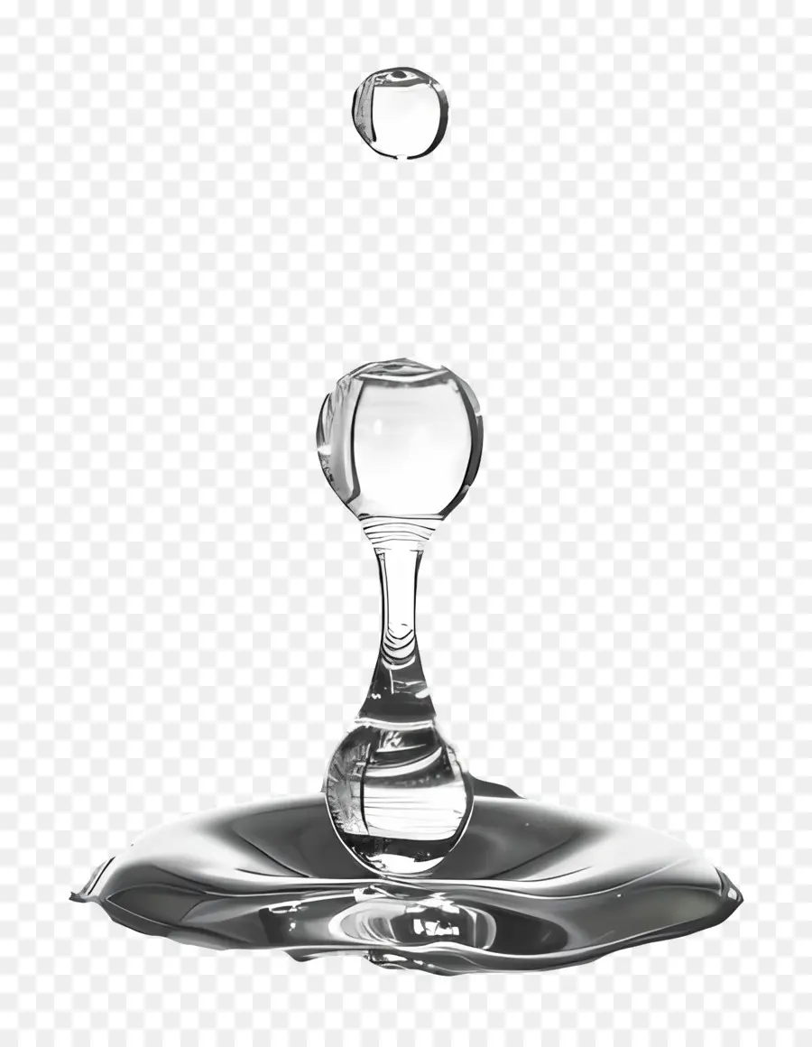 Gota De Agua，Chapoteo PNG