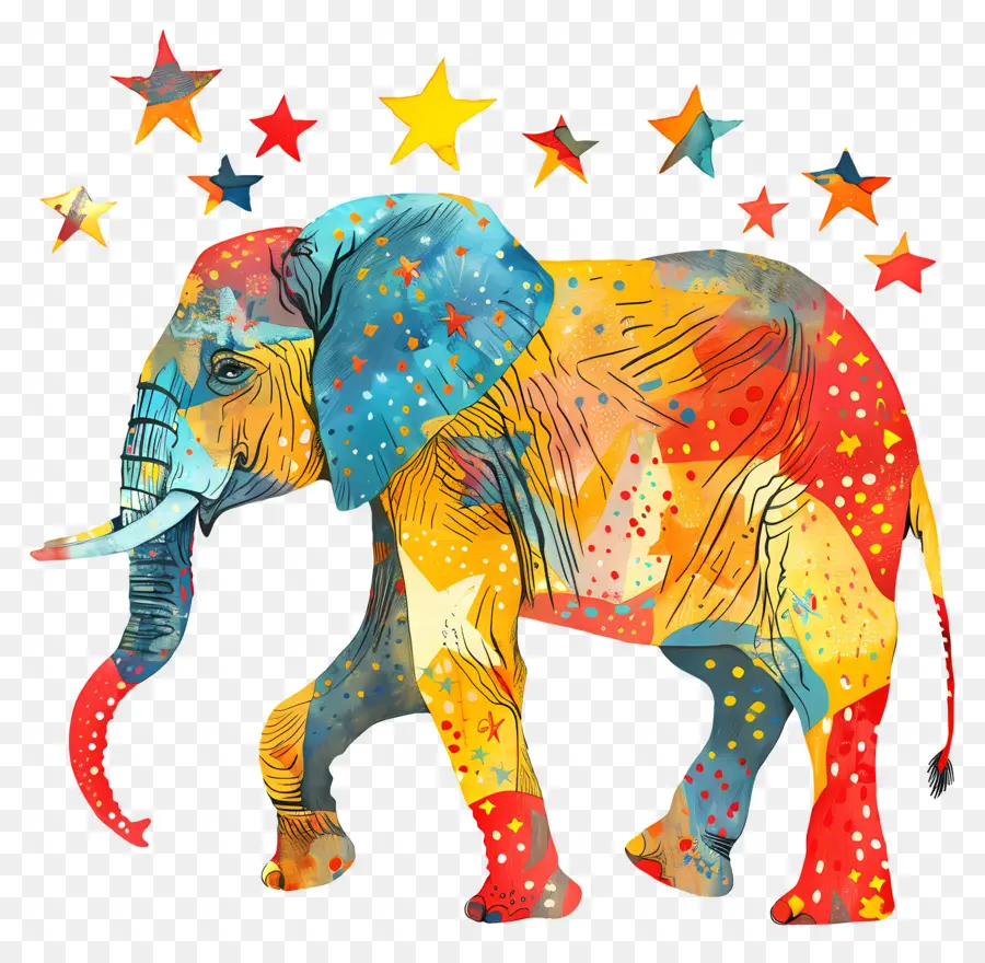 Elefante，Vistoso PNG