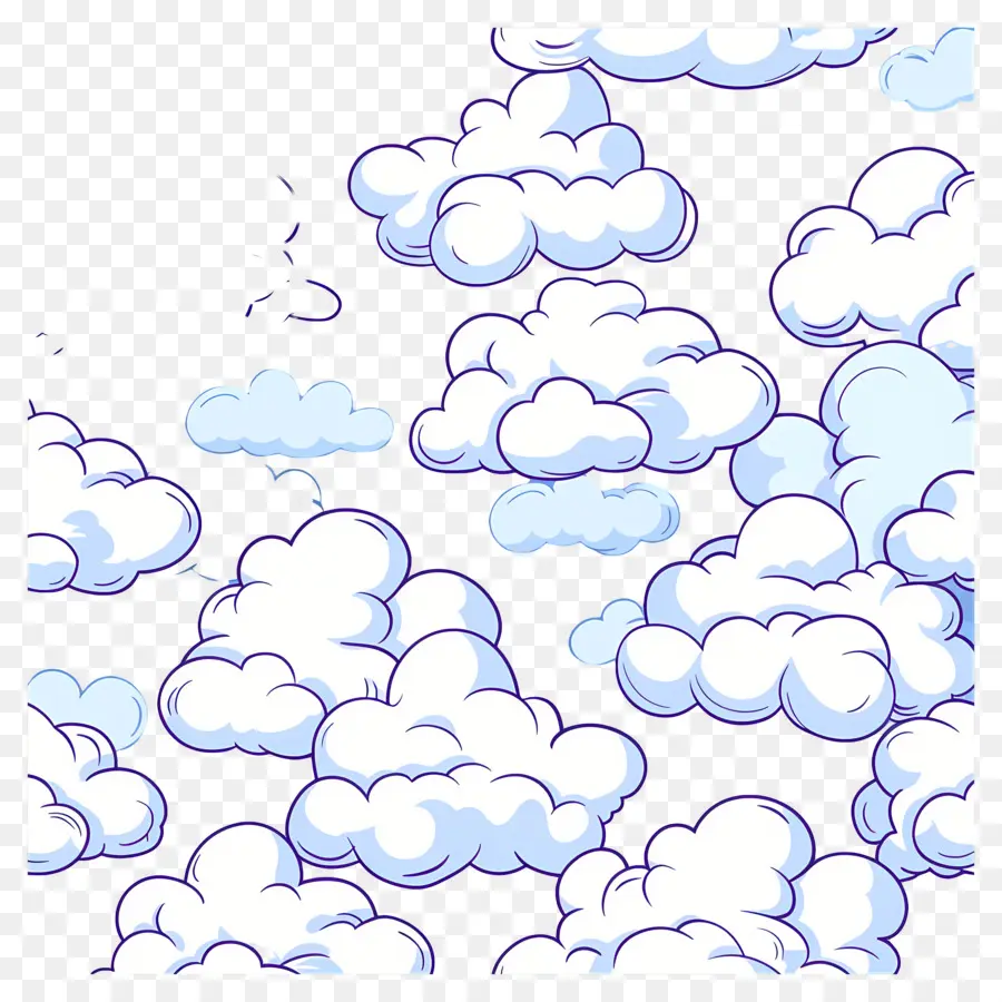 Patrón De Nubes，Nubes PNG