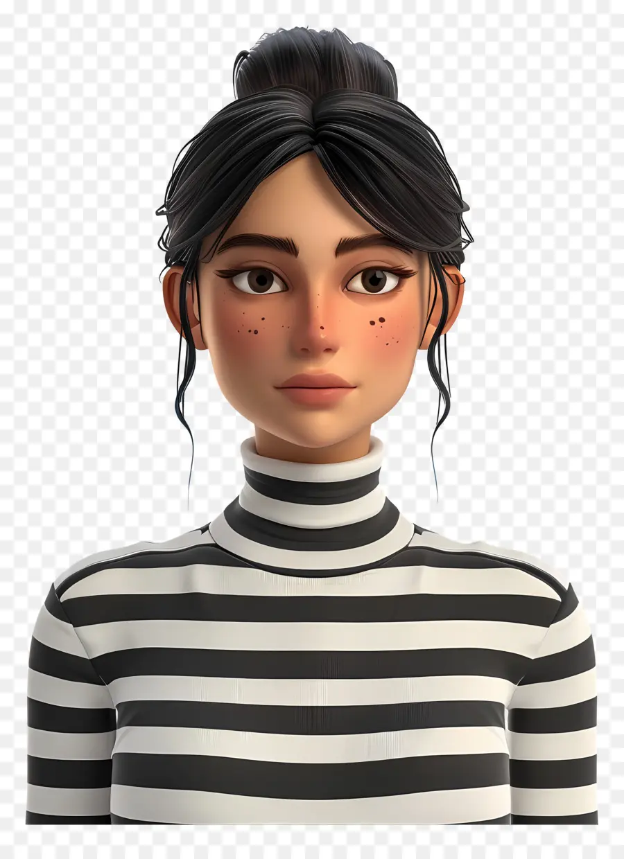 Mujer，Chica Animada PNG