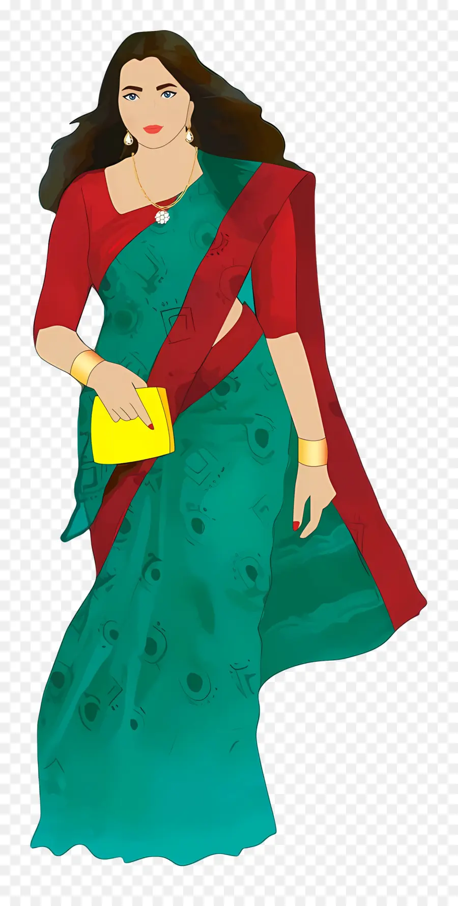 Sari，Mujer En Sari PNG