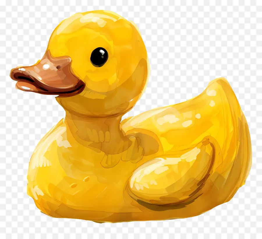 Pato De Goma，Pato Amarillo PNG