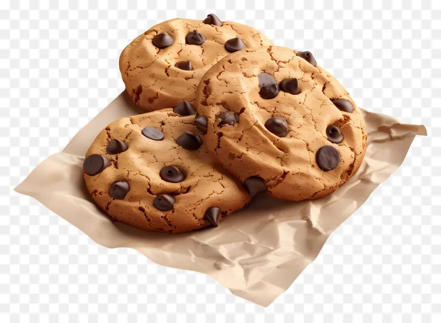 Galletas，Chispas De Chocolate PNG