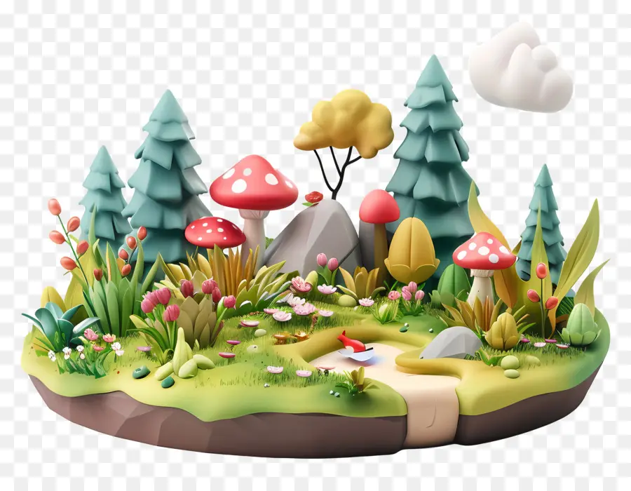 Pradera，Bosque De Fantasia PNG