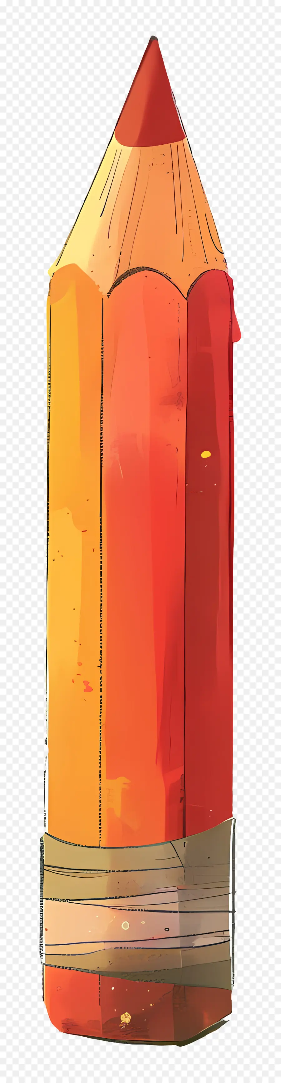 Lápiz，Lápiz Rojo Y Amarillo PNG