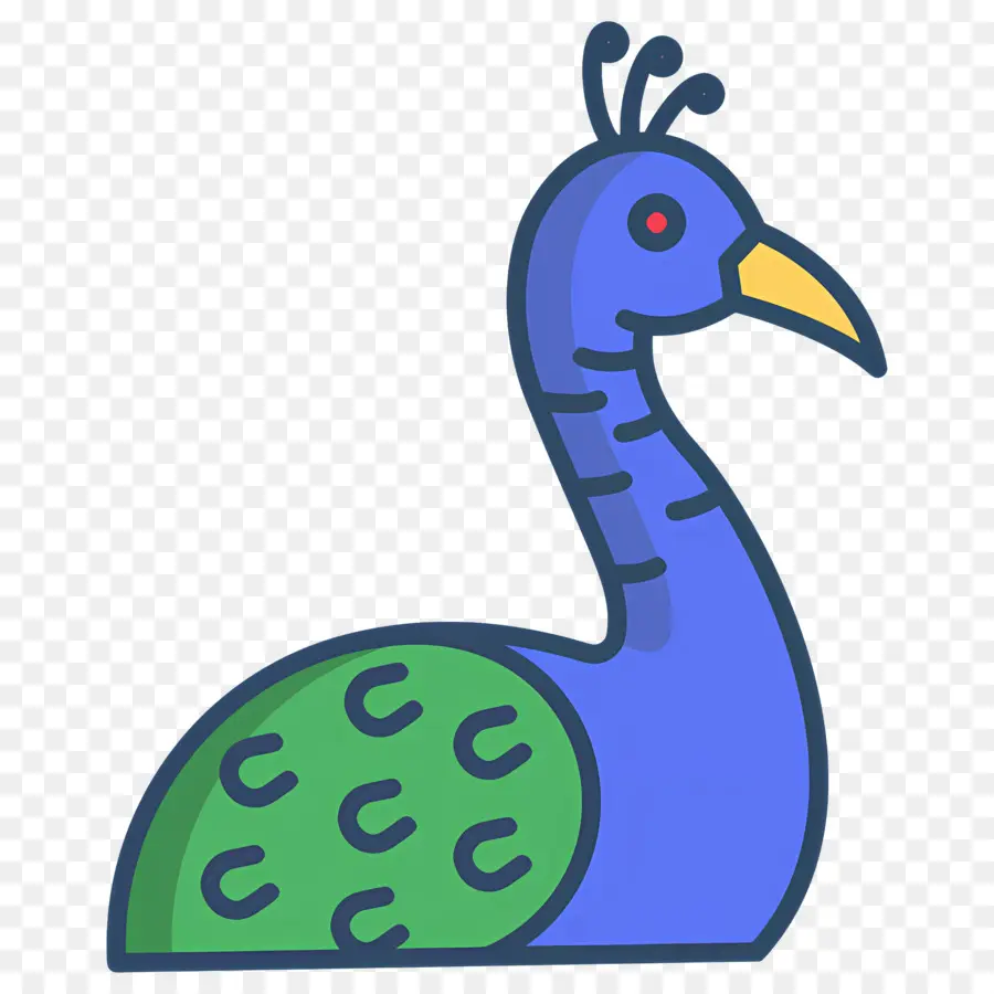 Pavo Real，Pavo Real De Dibujos Animados PNG