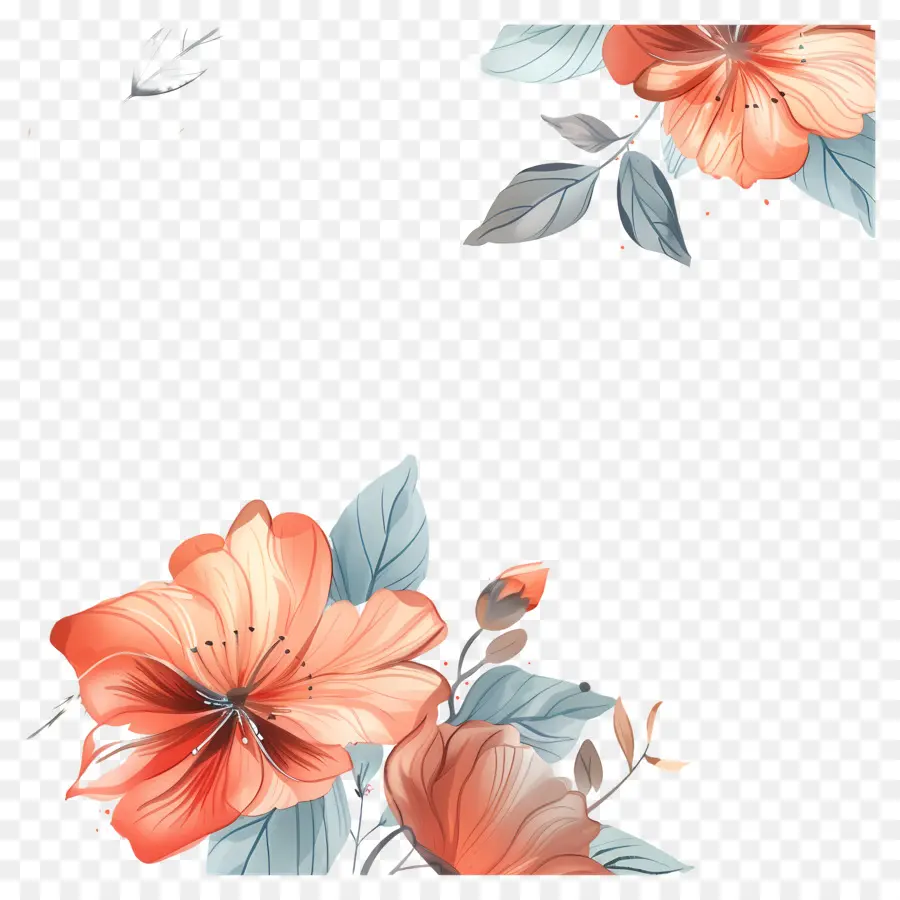 Fondo De Flores，Flores PNG