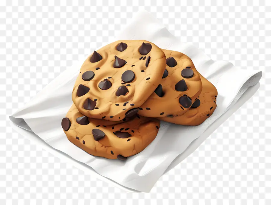 Galletas，Galletas Con Chispas De Chocolate PNG