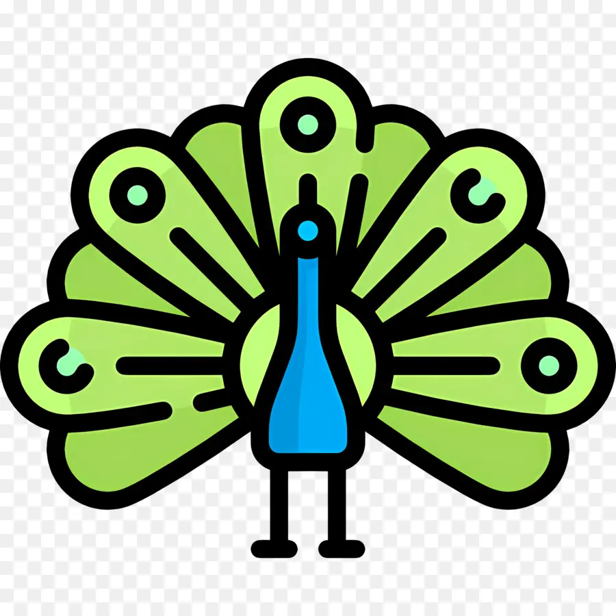 Pavo Real，Plumas PNG