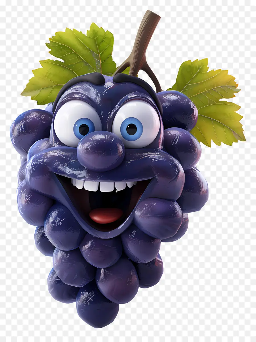 Racimo De Uvas，Dibujos Animados De Uva PNG