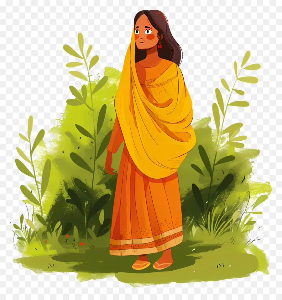 Mujer India Punjabi，Mujer PNG