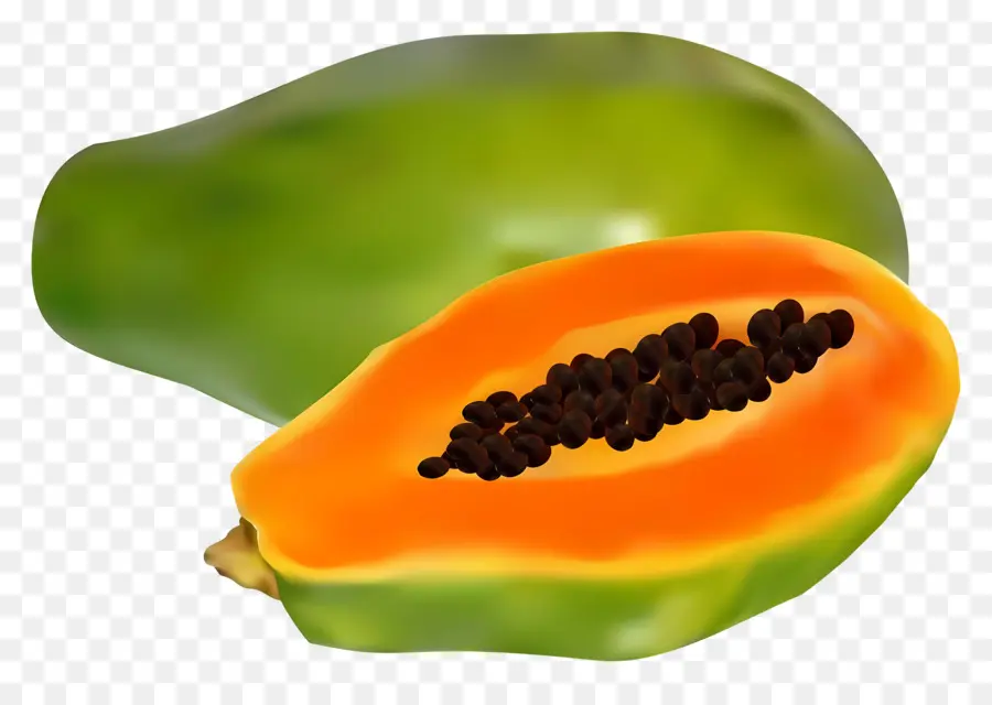 Papaya，Rebanado PNG