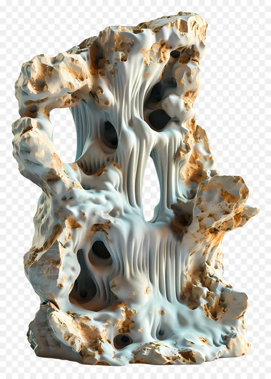 Estalactita De Cueva，Formación Rocosa Abstracta PNG