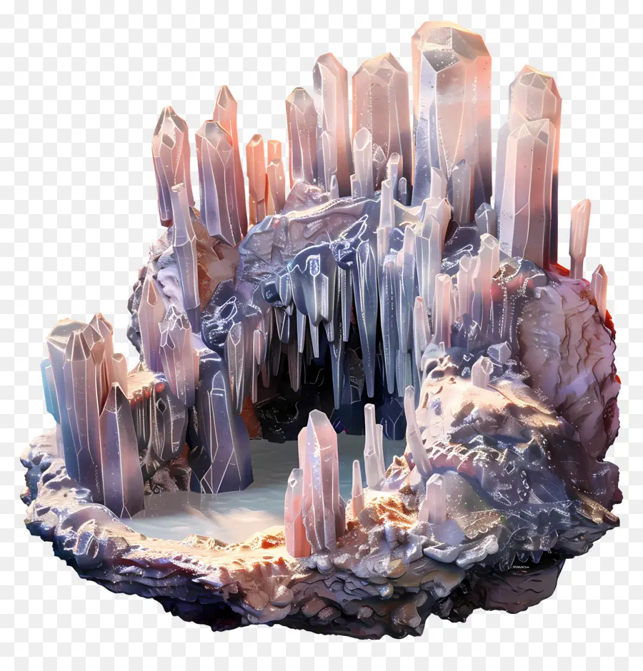 Estalactita De Cueva，Cueva De Cristal PNG