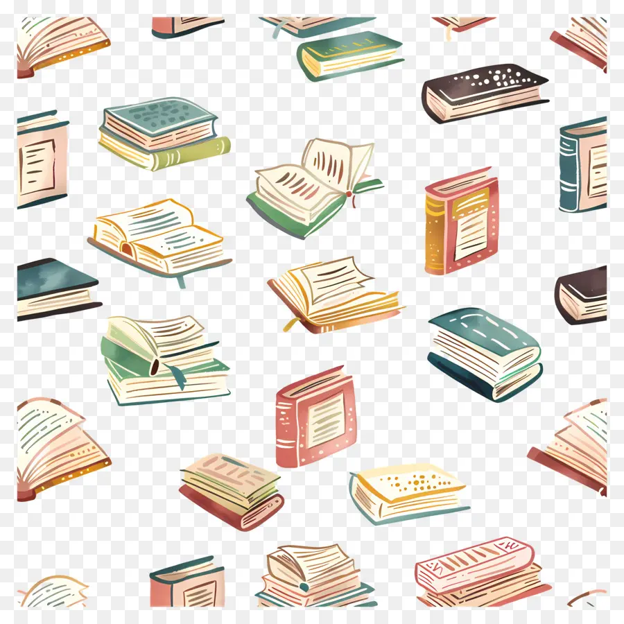 Patrón De Libros，Libros PNG