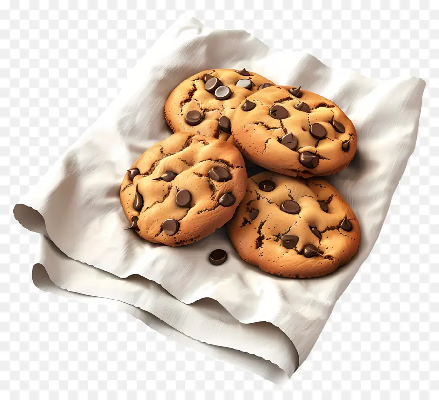 Galletas，Galletas Con Chispas De Chocolate PNG