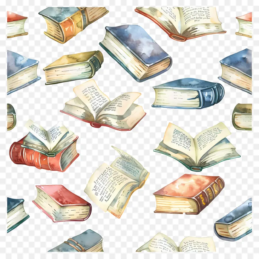 Patrón De Libros，Libros PNG