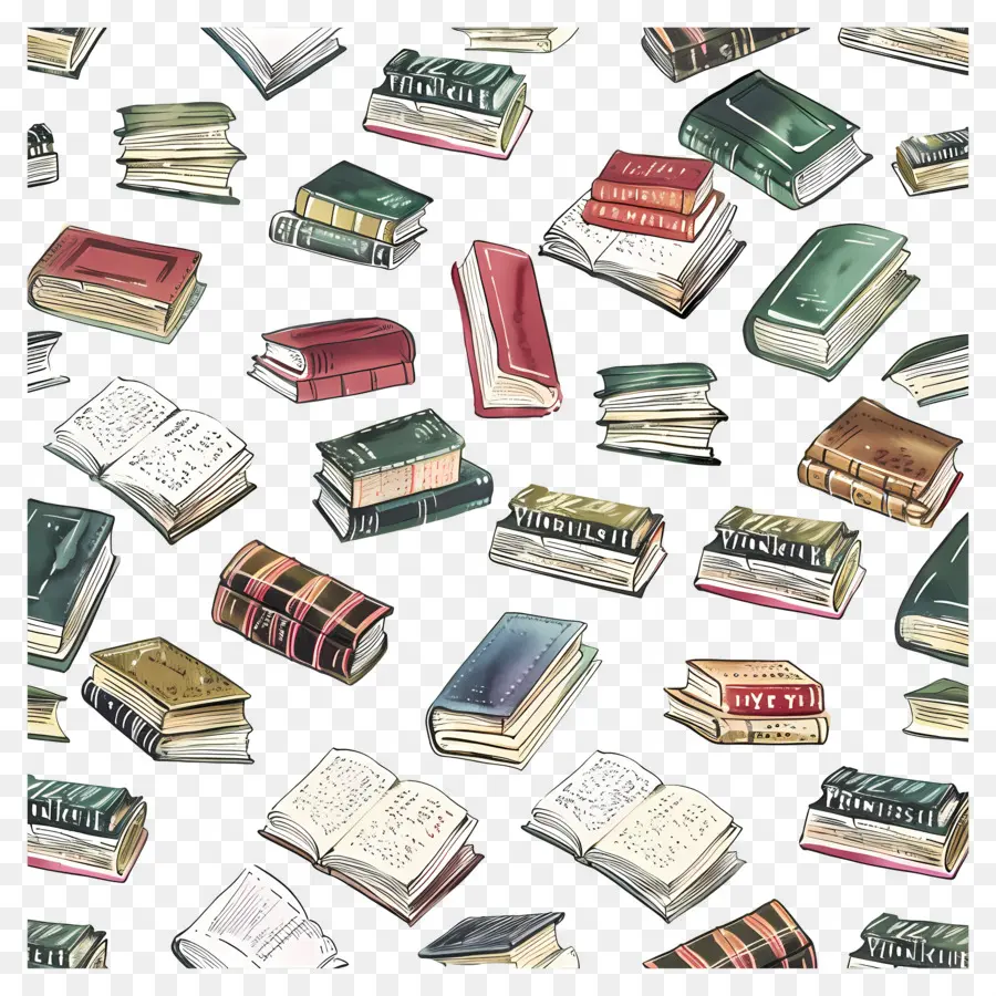 Patrón De Libros，Libros PNG