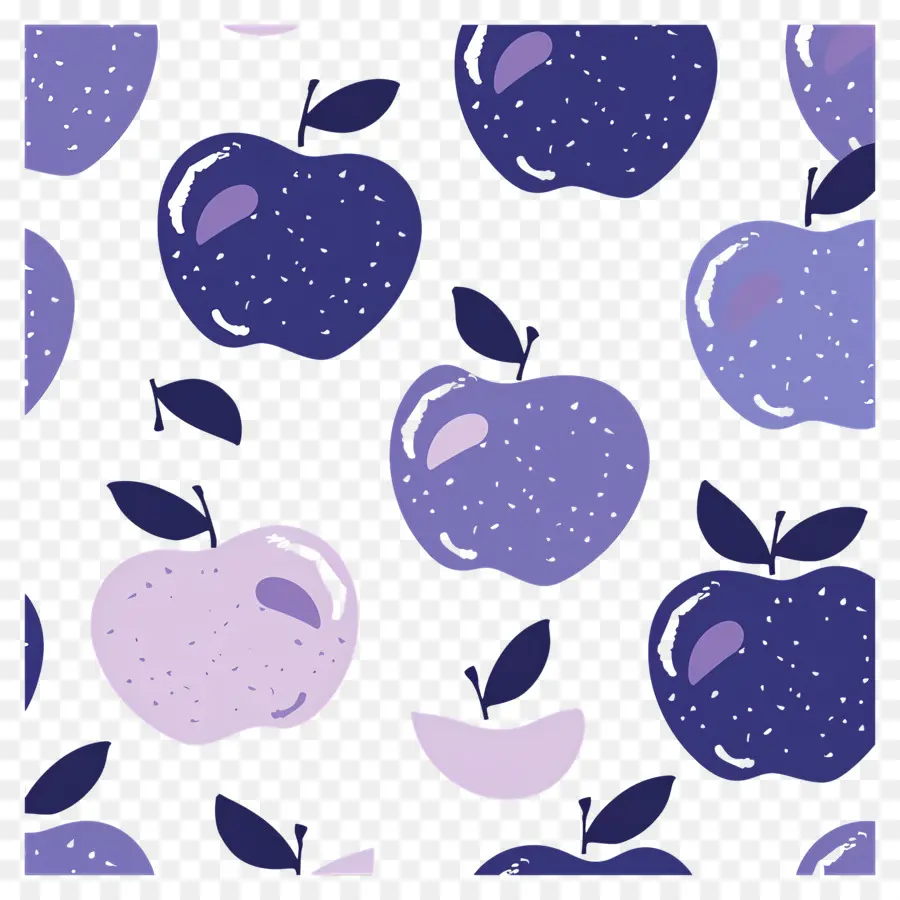 Patrón De Manzana，Manzanas Moradas PNG