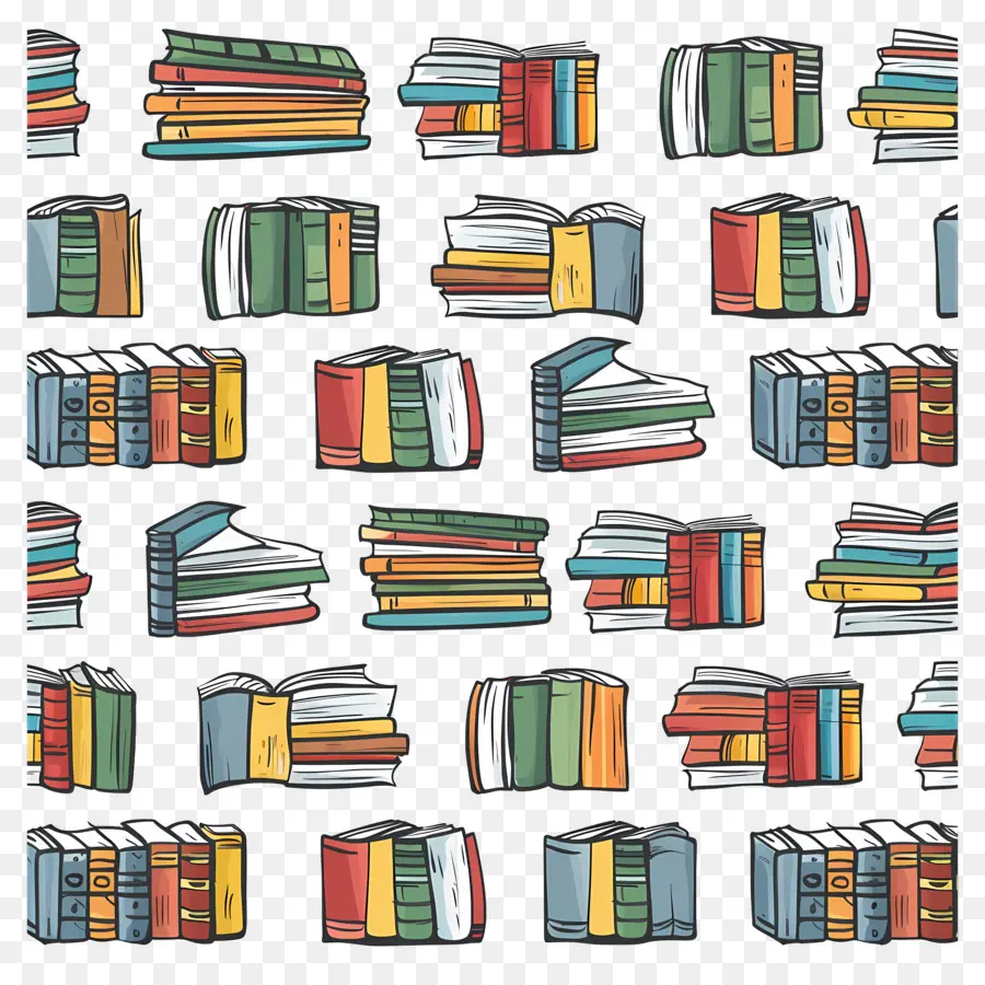 Patrón De Libros，Libros PNG