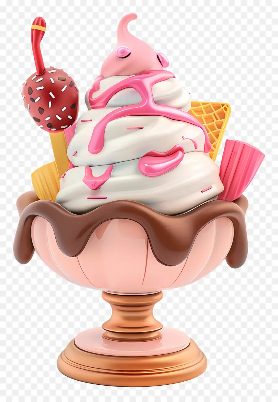 Helado De Helado，Dulce PNG