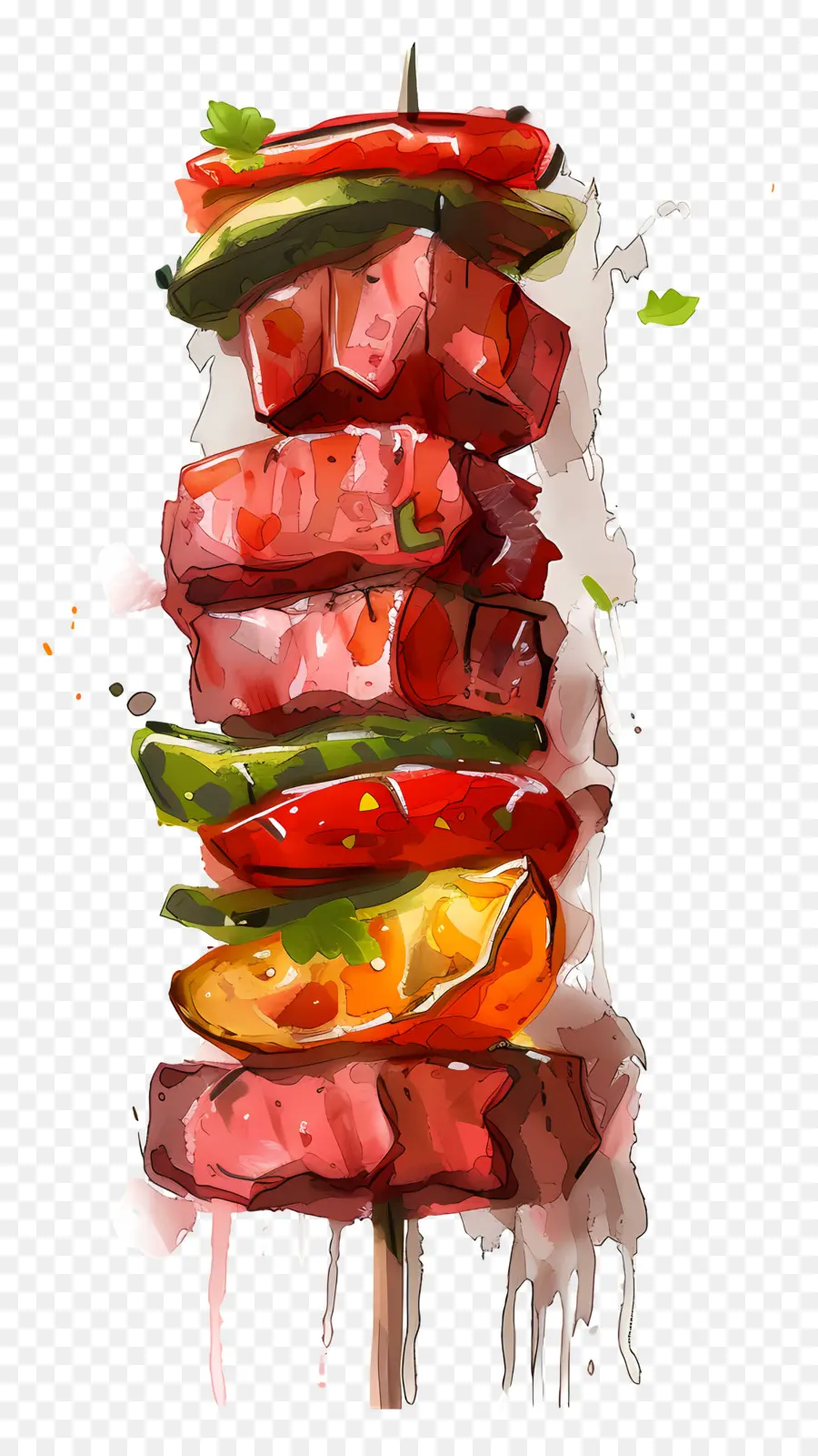 Brochetas De Carne，Brocheta De Kebab PNG