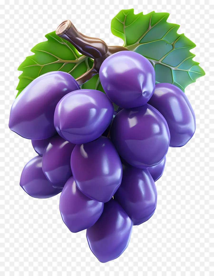 Racimo De Uvas，Uvas Moradas PNG