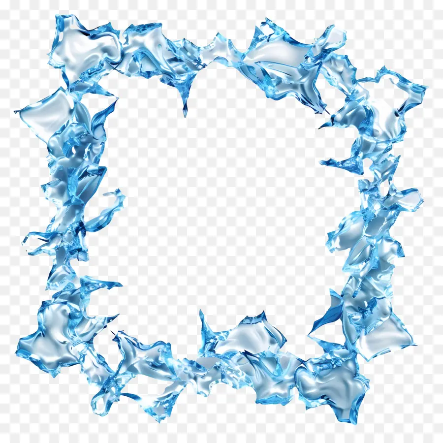 Hielo Azul，Marco De Hielo PNG