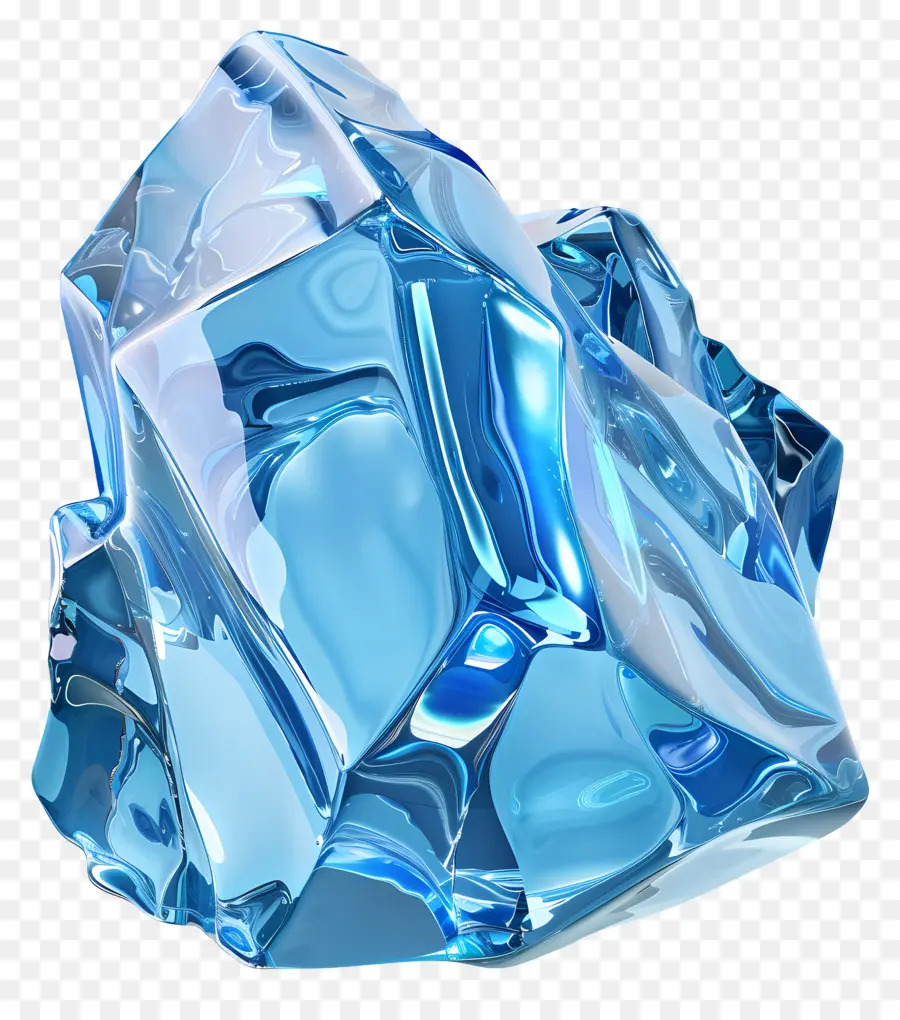 Hielo Azul，Cristal Azul PNG