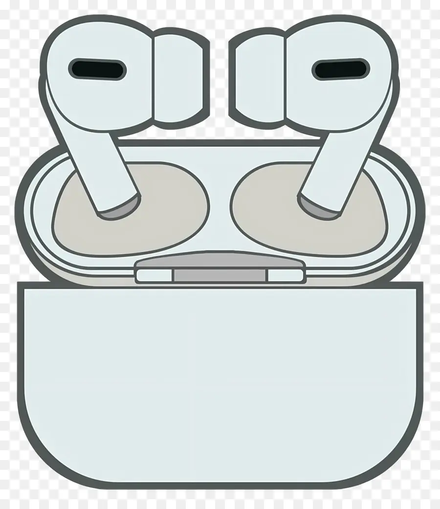 Airpods，Auriculares Inalámbricos PNG