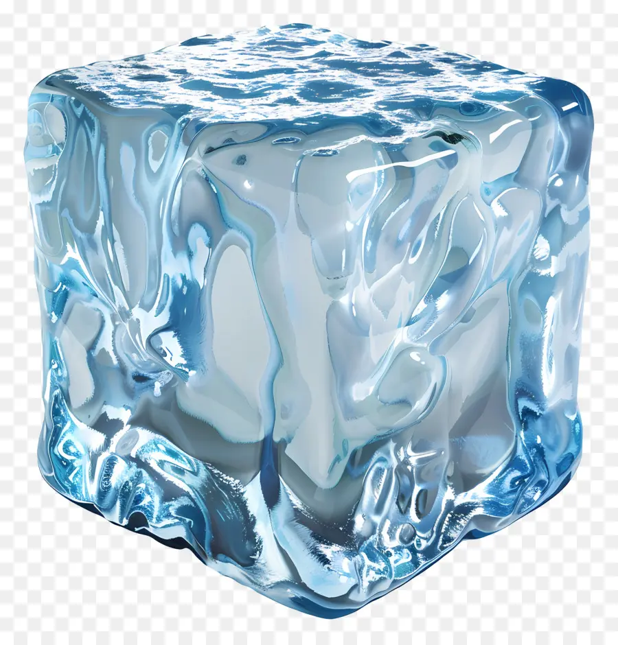 Bloque De Hielo，Cubito De Hielo PNG