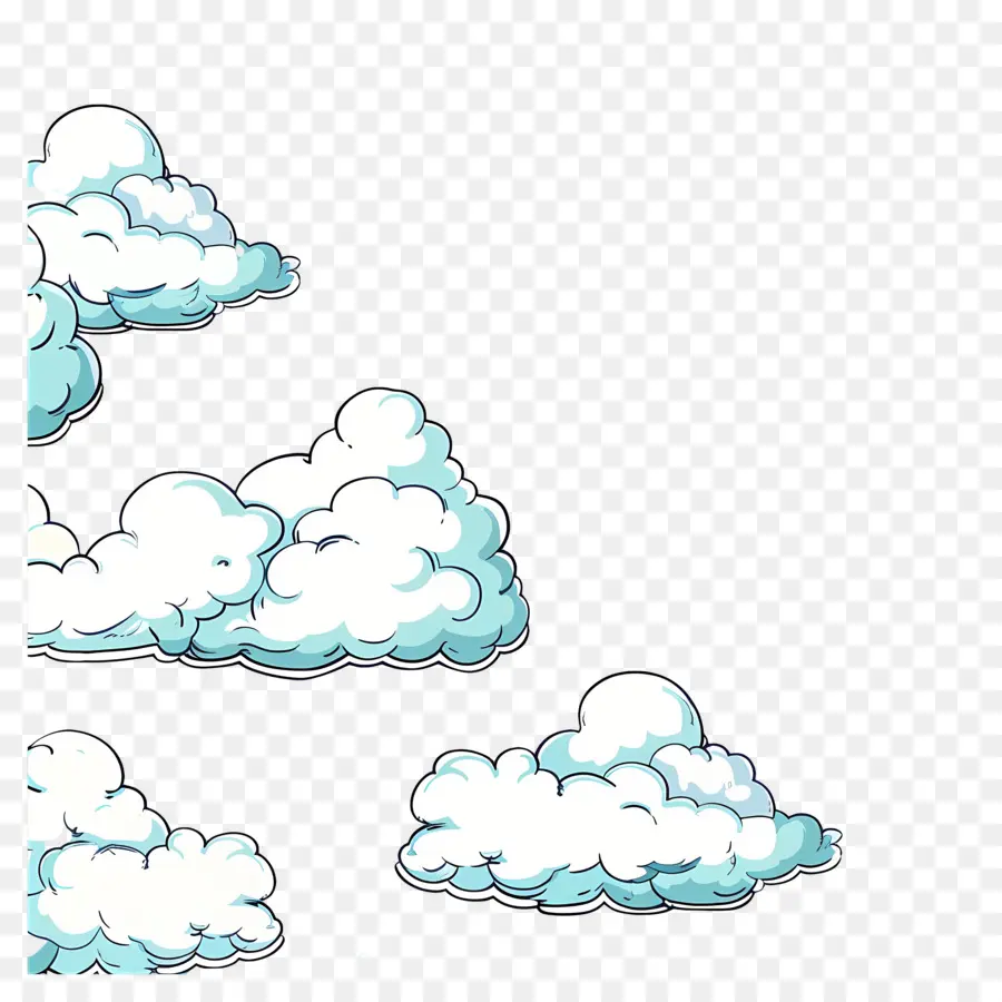 Patrón De Nubes，Nubes PNG