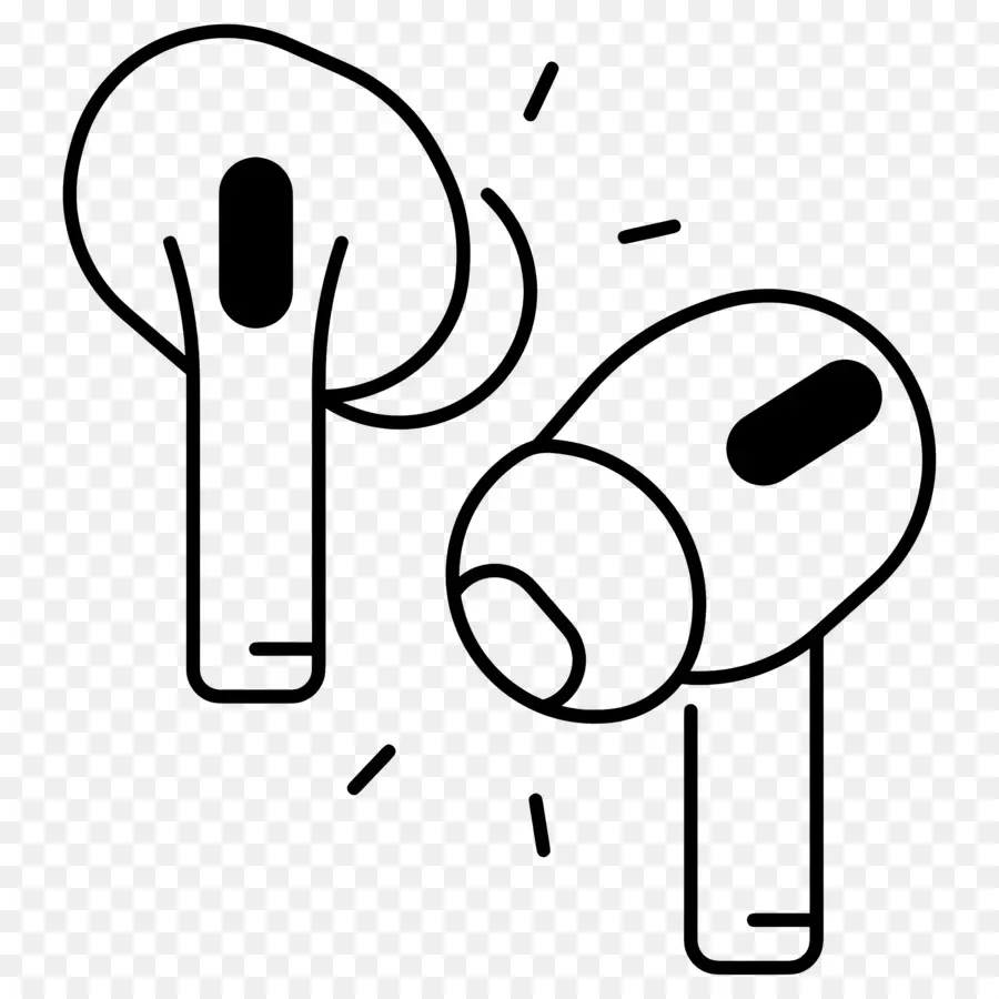 Airpods，Auriculares PNG