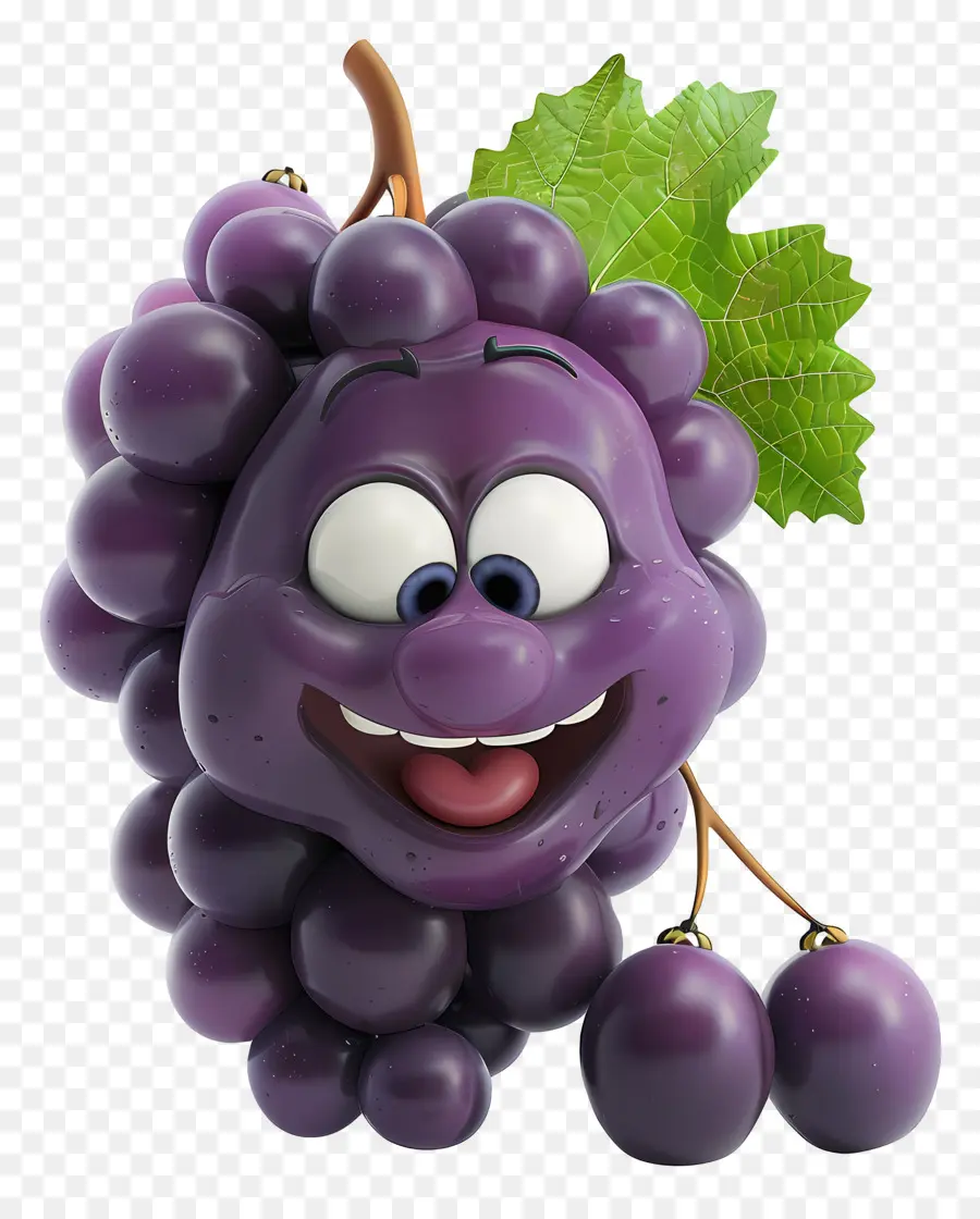 Racimo De Uvas，Dibujos Animados De Uva PNG