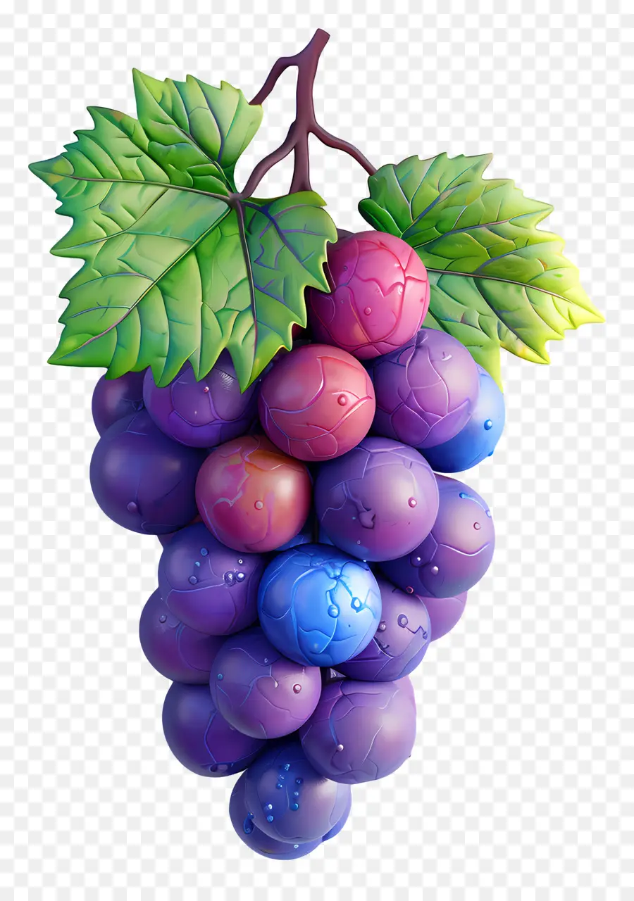 Racimo De Uvas，Uvas Moradas PNG