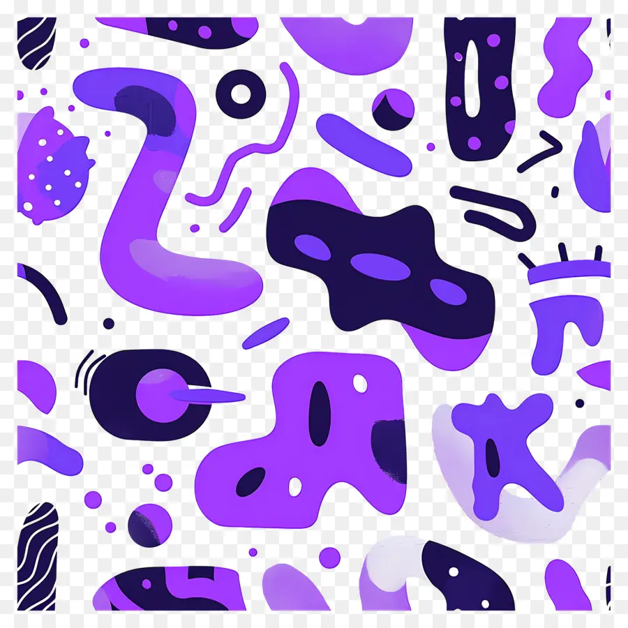 Fondo Morado，Formas Abstractas PNG