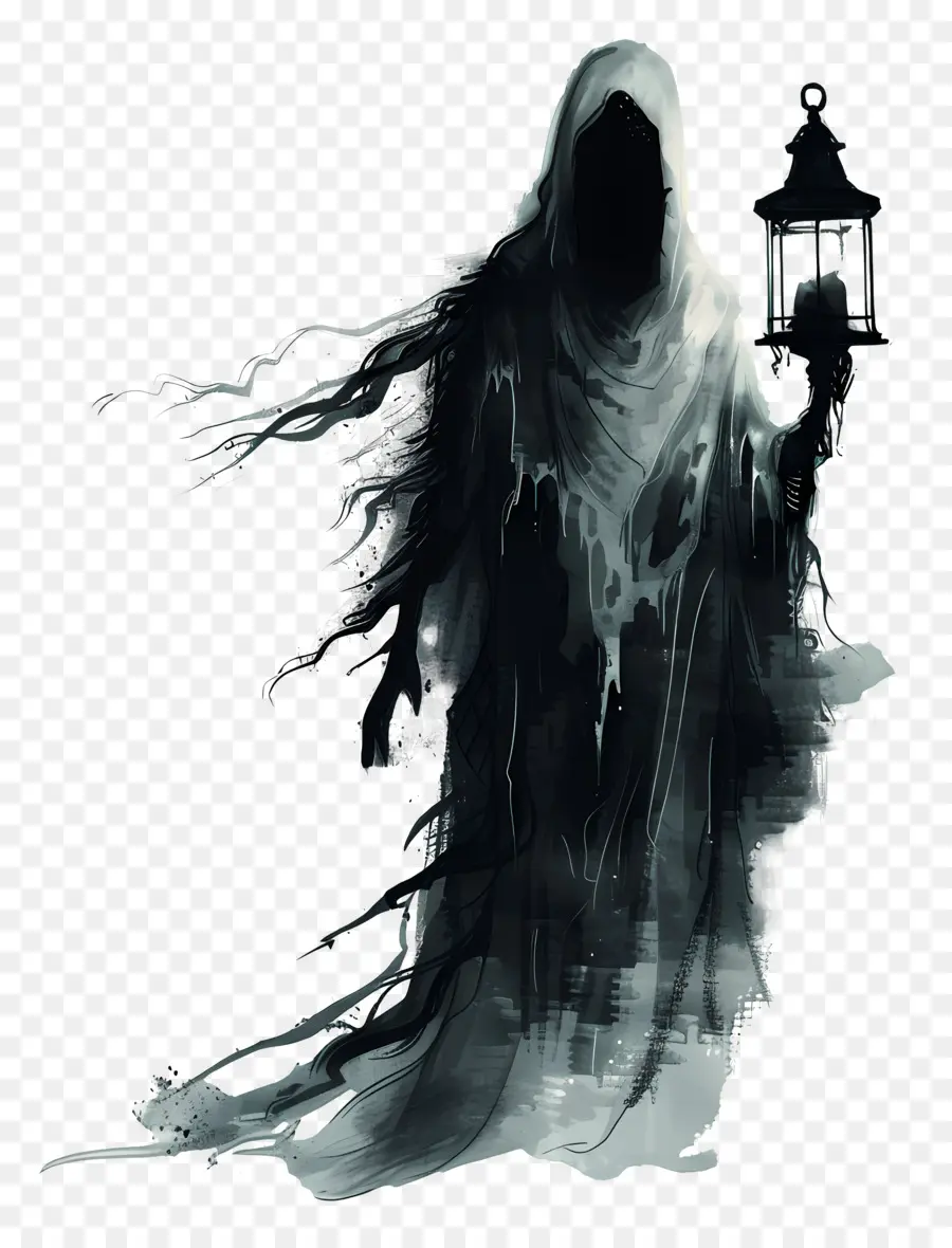 Linterna Fantasma，Fantasma Con Linterna PNG