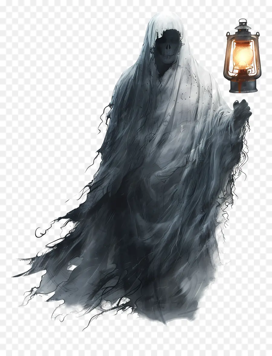 Linterna Fantasma，Fantasma Con Linterna PNG