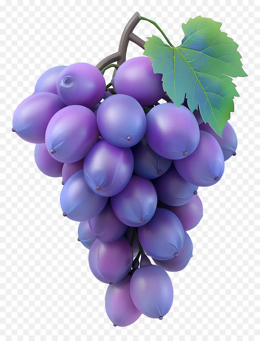 Racimo De Uvas，Uvas Moradas PNG