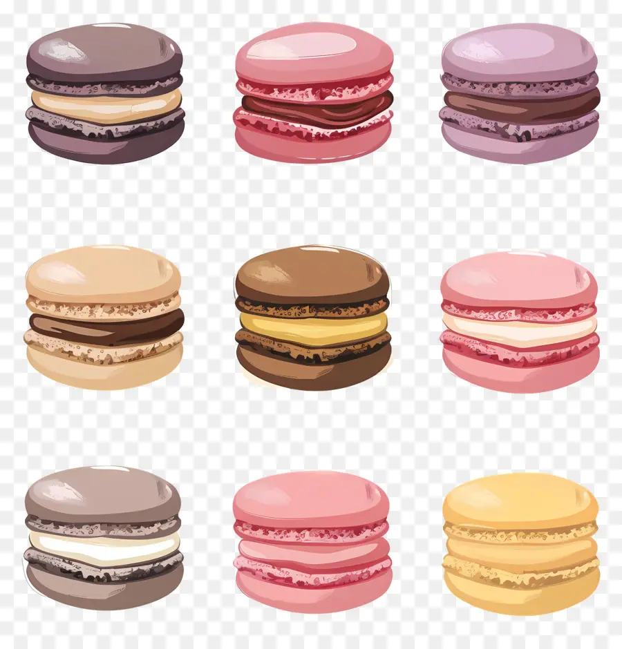 Macarrón，Macarrones PNG