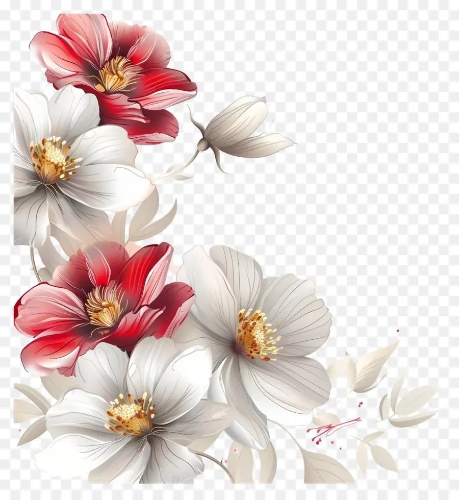 Fondo De Flores，Flores PNG