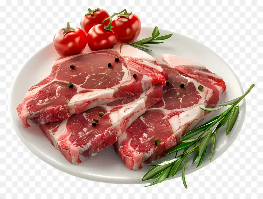 Carne Fresca，Carne Cruda Con Tomates PNG