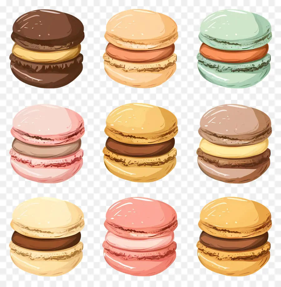 Macarrón，Macarrones PNG