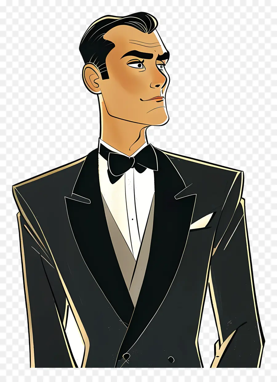 Hombre En Esmoquin，Formal PNG