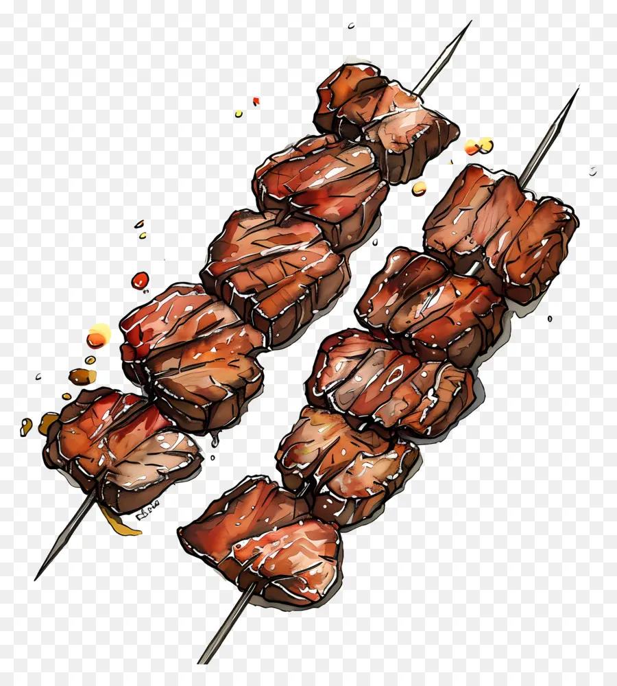 Brochetas De Carne，Brocheta De Carne PNG